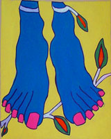 Blue feet