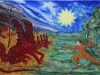 10.-Ines-Battles-the-Dragon-of-Climate-Change.-40.3-x-76-cm-15.7-x-30-ins.