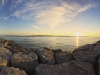 Barnegat inlet Panorama at Sunrise