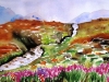 Scotland - Isle of the Sky I, Watercolor, 10\"x12\", Hana Aviv