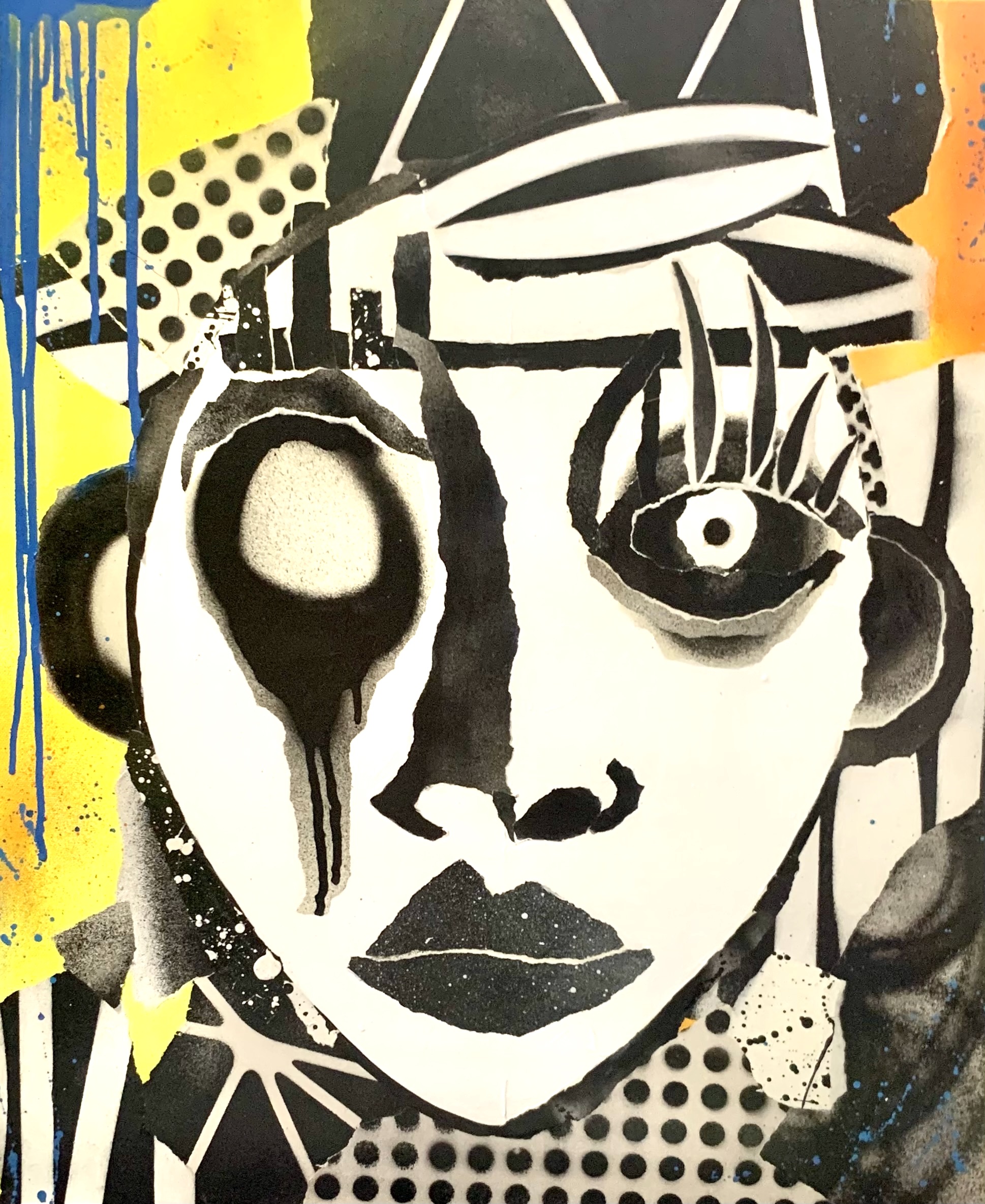 10.-Josephine-Barreiro_Natural-Blues_acrylic-spray-paint-paper-on-canvas_24-x-20-in.