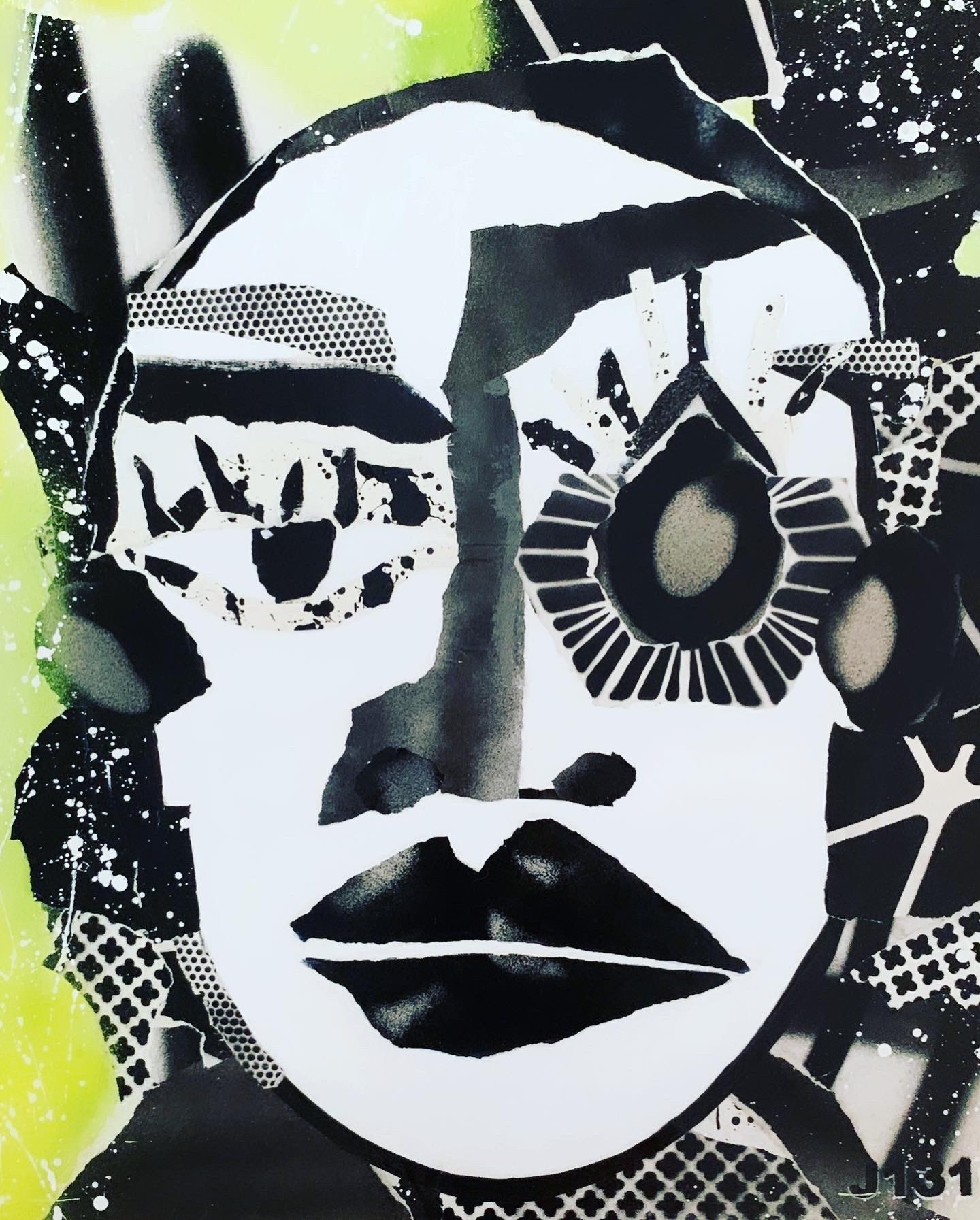 6.-Josephine-Barreiro_-Galaxy-Girl_acrylic-spray-paint-on-paper-on-canvas_20-x-16-in.
