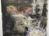 Woo Jae Kang "Untitled" 2011 58 x46 Acrylic Plaster Paper Pastel and Canvas Collage on Canvas